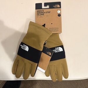 The North Face Men's Sierra Etip Gloves - Brown and Black